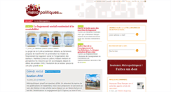 Desktop Screenshot of metropolitiques.eu